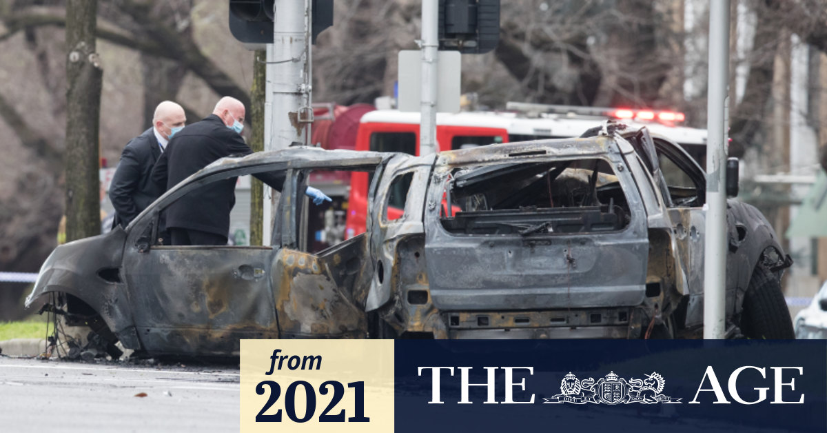 Flemington road crash Two children, woman killed in fiery city crash